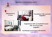MIDEAN Hotel Reservation Website deutsch